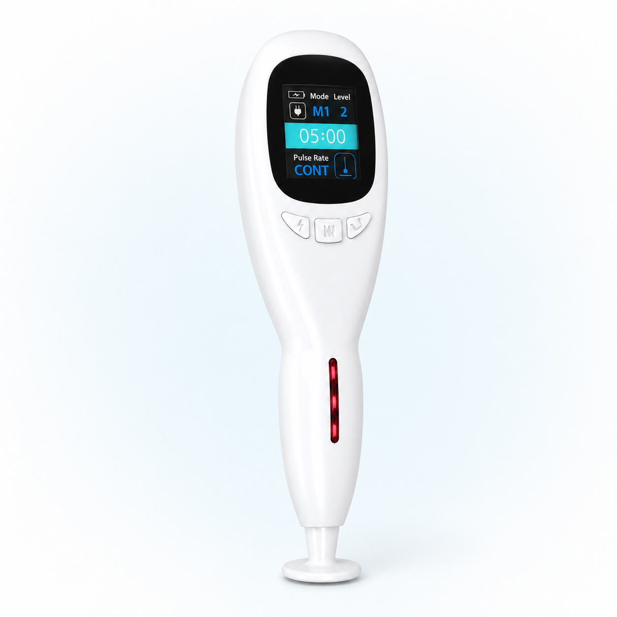 PLAZone white handheld device front view